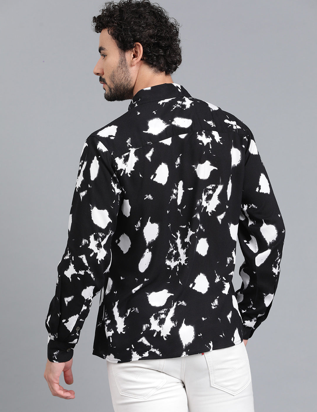 KOTTY Men Printed Casual Multicolor Shirt 