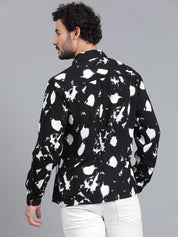 KOTTY Men Printed Casual Multicolor Shirt 