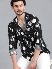 KOTTY Men Printed Casual Multicolor Shirt 