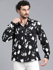 KOTTY Men Printed Casual Multicolor Shirt 