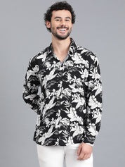 KOTTY Men Printed Casual Multicolor Shirt 