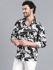 KOTTY Men Printed Casual Multicolor Shirt 