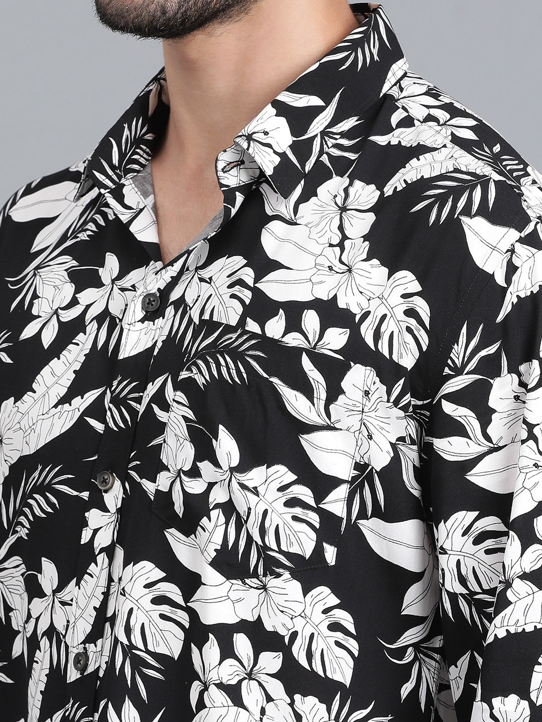 KOTTY Men Printed Casual Multicolor Shirt 