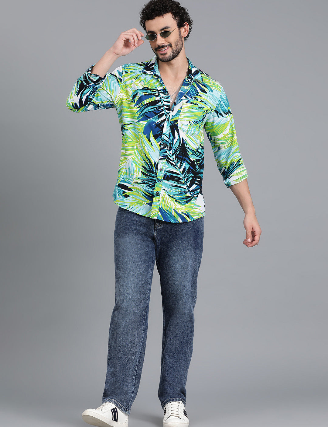 KOTTY Men Printed Casual Multicolor Shirt 
