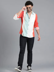 KOTTY Men Printed Casual Multicolor Shirt 
