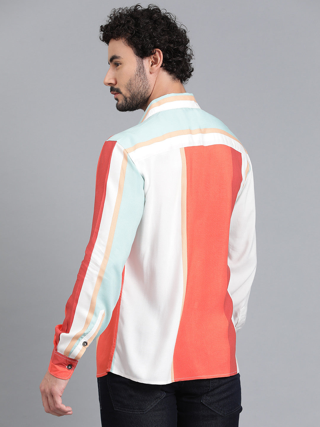KOTTY Men Printed Casual Multicolor Shirt 