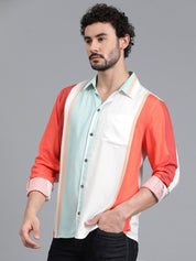 KOTTY Men Printed Casual Multicolor Shirt 