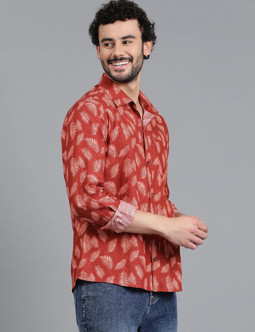 KOTTY Men Printed Casual Multicolor Shirt 