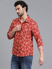 KOTTY Men Printed Casual Multicolor Shirt 