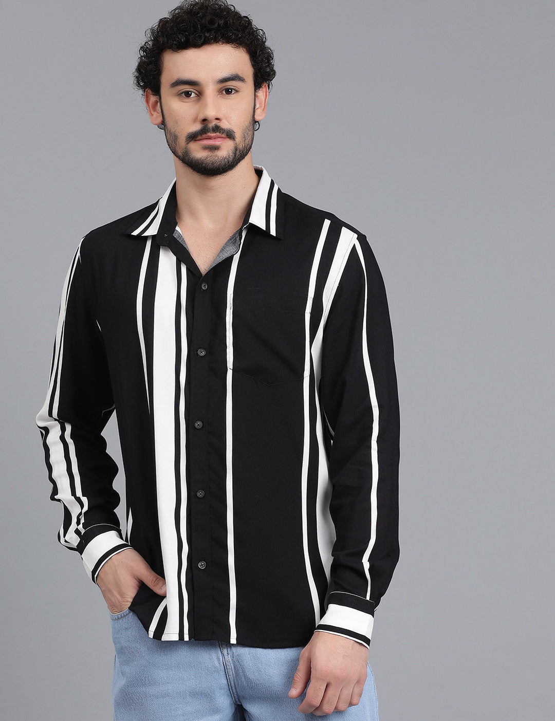 KOTTY Men Printed Casual Multicolor Shirt 