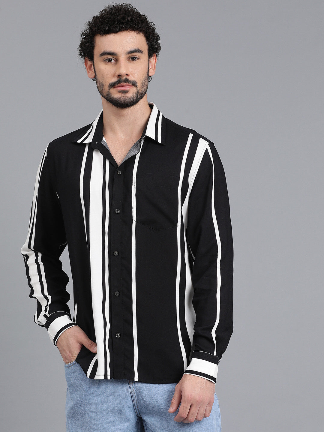 KOTTY Men Printed Casual Multicolor Shirt 