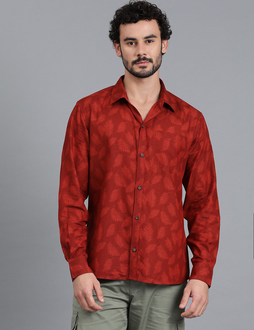 KOTTY Men Printed Casual Multicolor Shirt 
