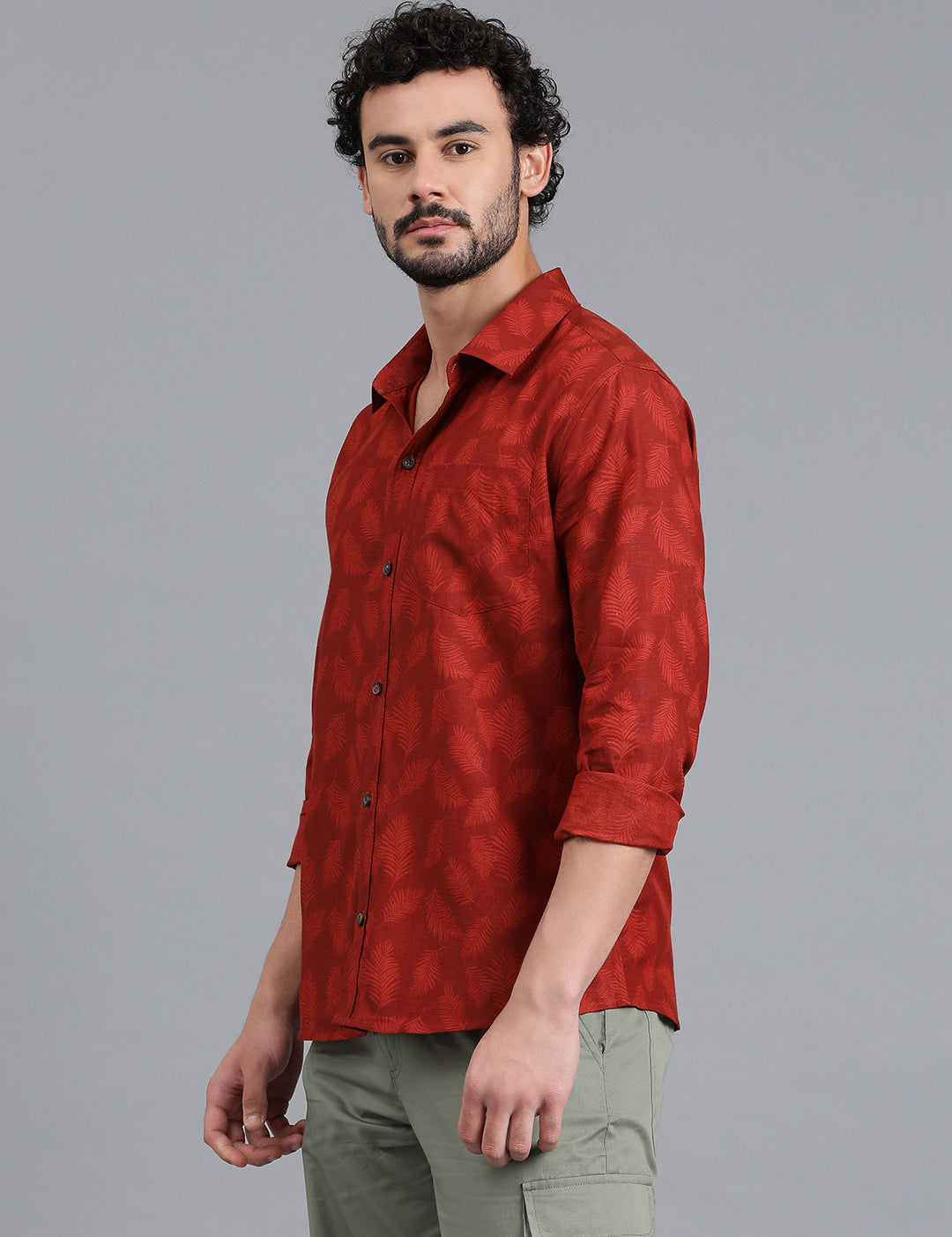 KOTTY Men Printed Casual Multicolor Shirt 