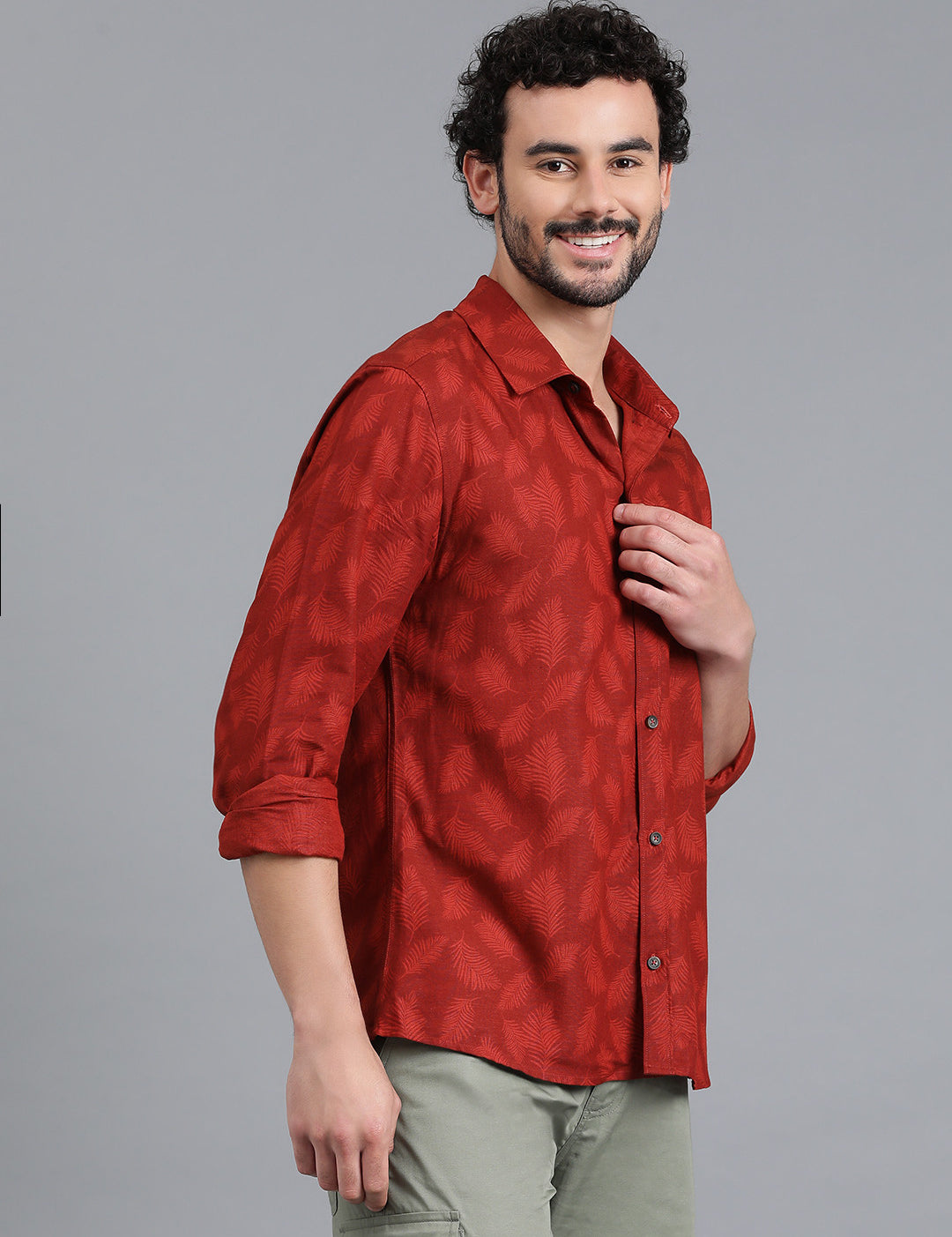 KOTTY Men Printed Casual Multicolor Shirt 