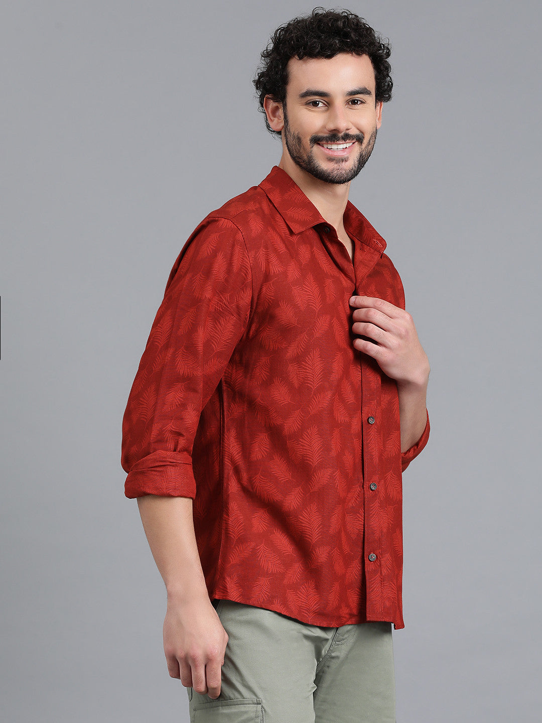 KOTTY Men Printed Casual Multicolor Shirt 