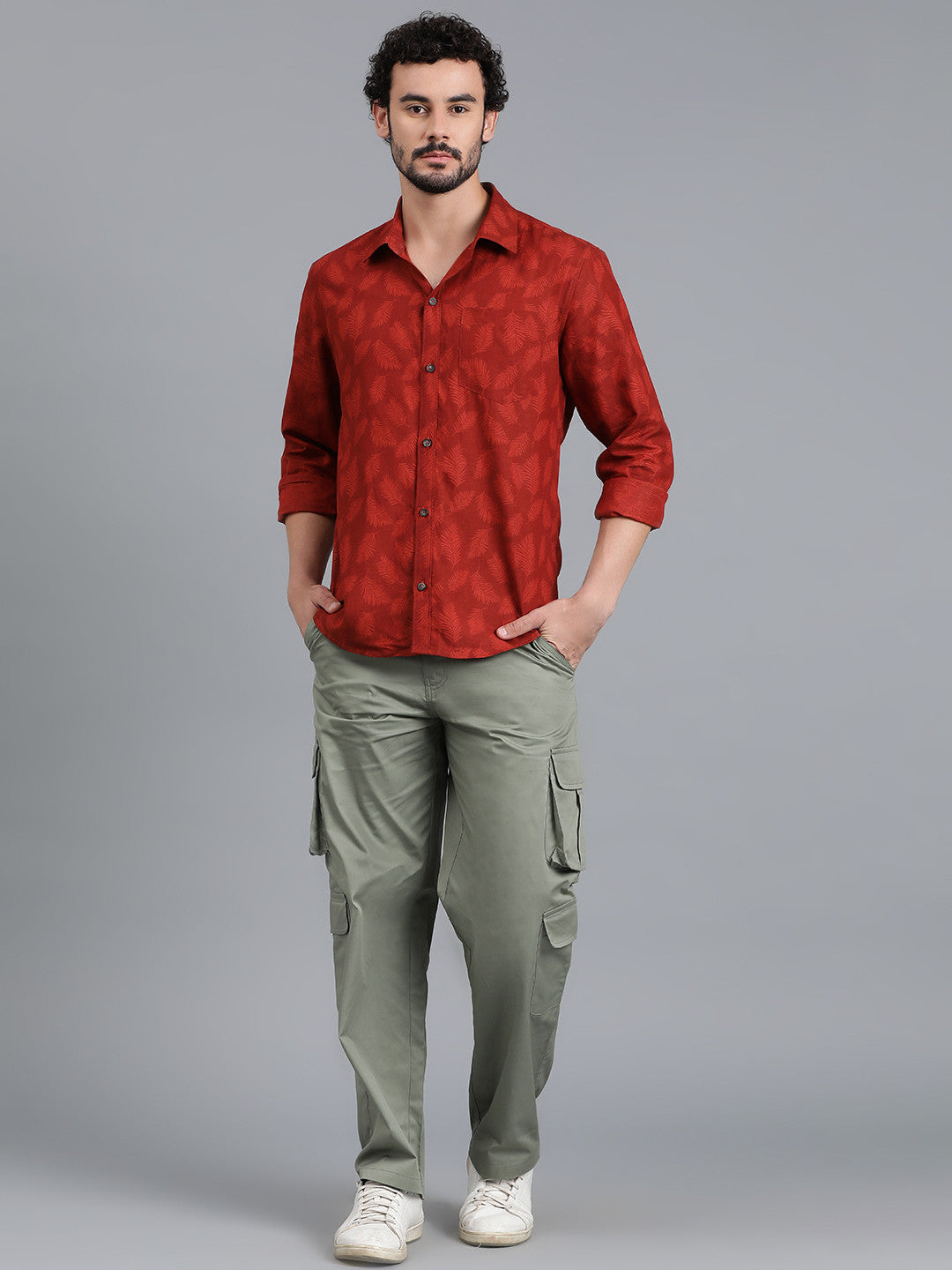 KOTTY Men Printed Casual Multicolor Shirt 