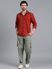 KOTTY Men Printed Casual Multicolor Shirt 