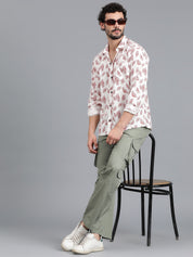 KOTTY Men Printed Casual Multicolor Shirt 