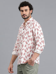 KOTTY Men Printed Casual Multicolor Shirt 