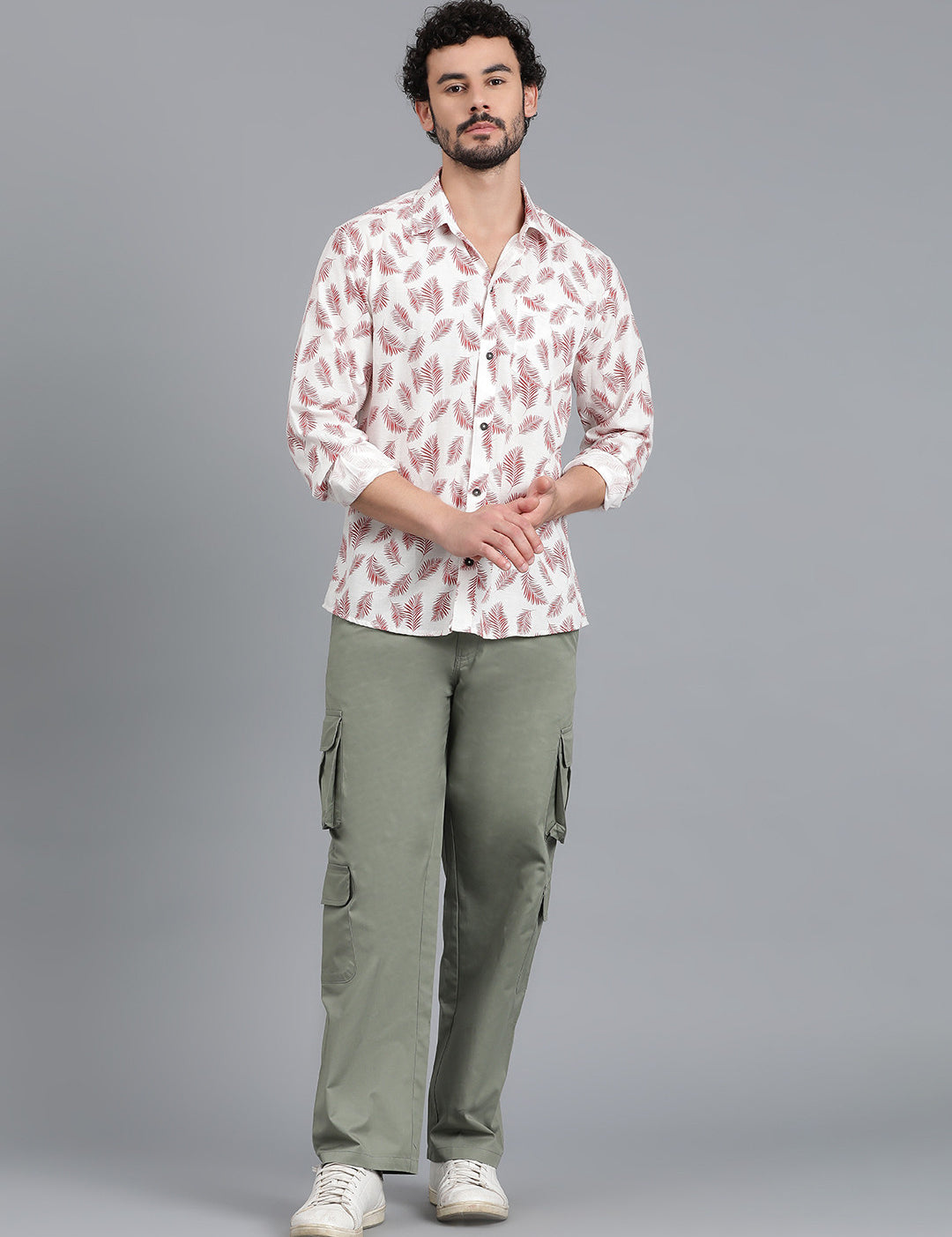 KOTTY Men Printed Casual Multicolor Shirt 