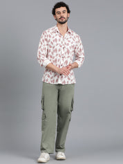 KOTTY Men Printed Casual Multicolor Shirt 