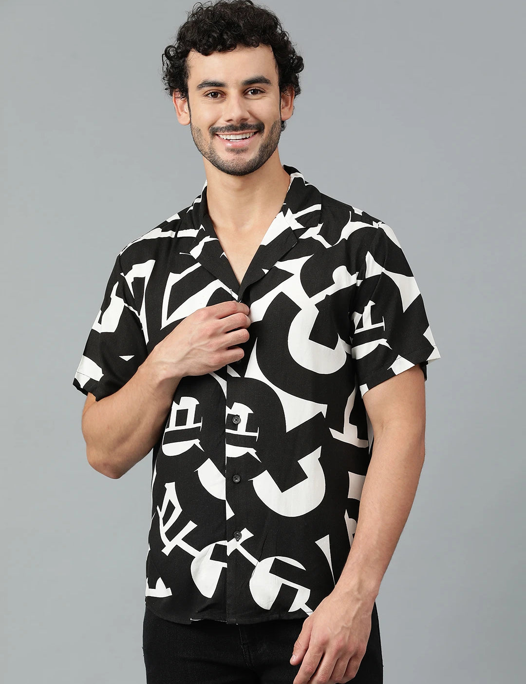KOTTY Men Printed Casual Multicolor Shirt 