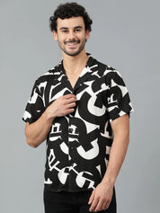 KOTTY Men Printed Casual Multicolor Shirt 