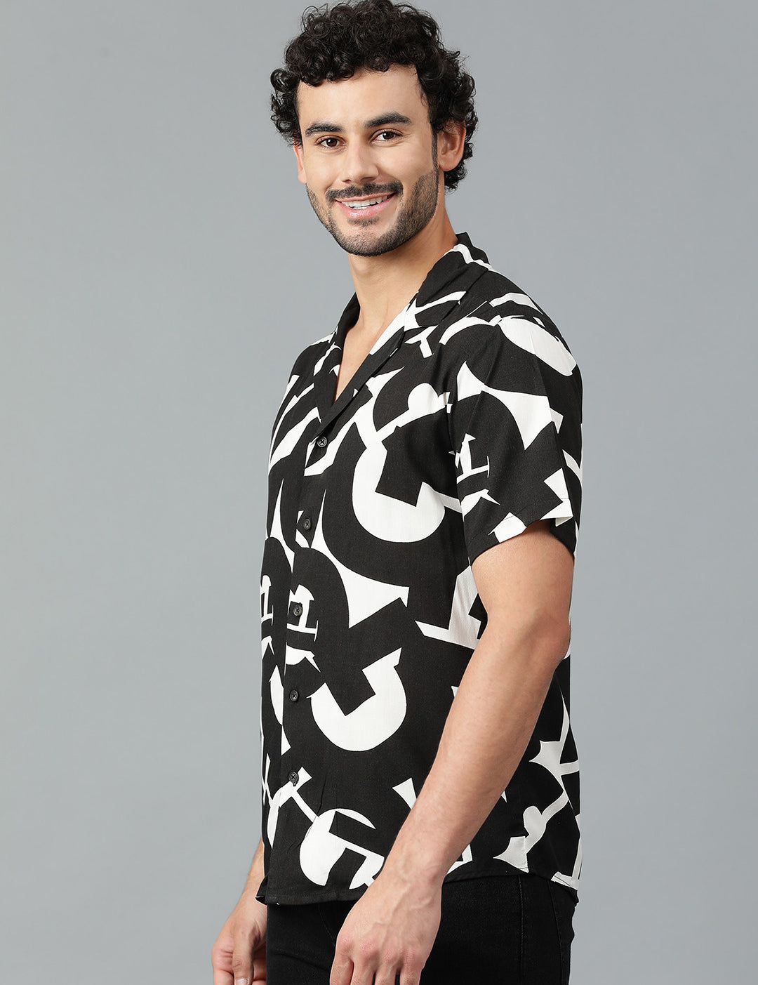 KOTTY Men Printed Casual Multicolor Shirt 