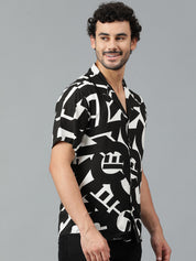 KOTTY Men Printed Casual Multicolor Shirt 