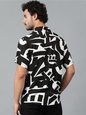 KOTTY Men Printed Casual Multicolor Shirt 