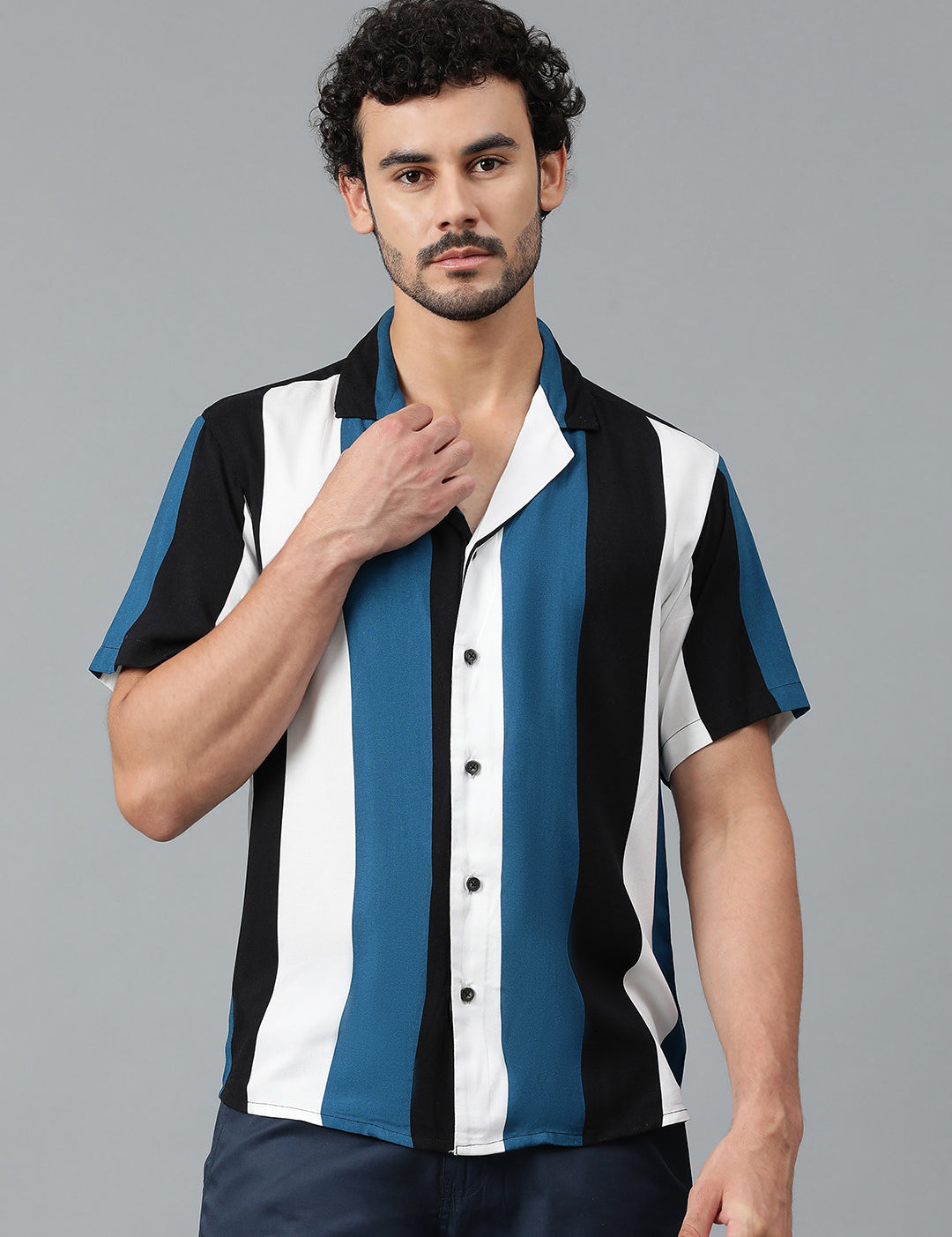 KOTTY Men Printed Casual Multicolor Shirt 
