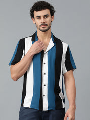 KOTTY Men Printed Casual Multicolor Shirt 