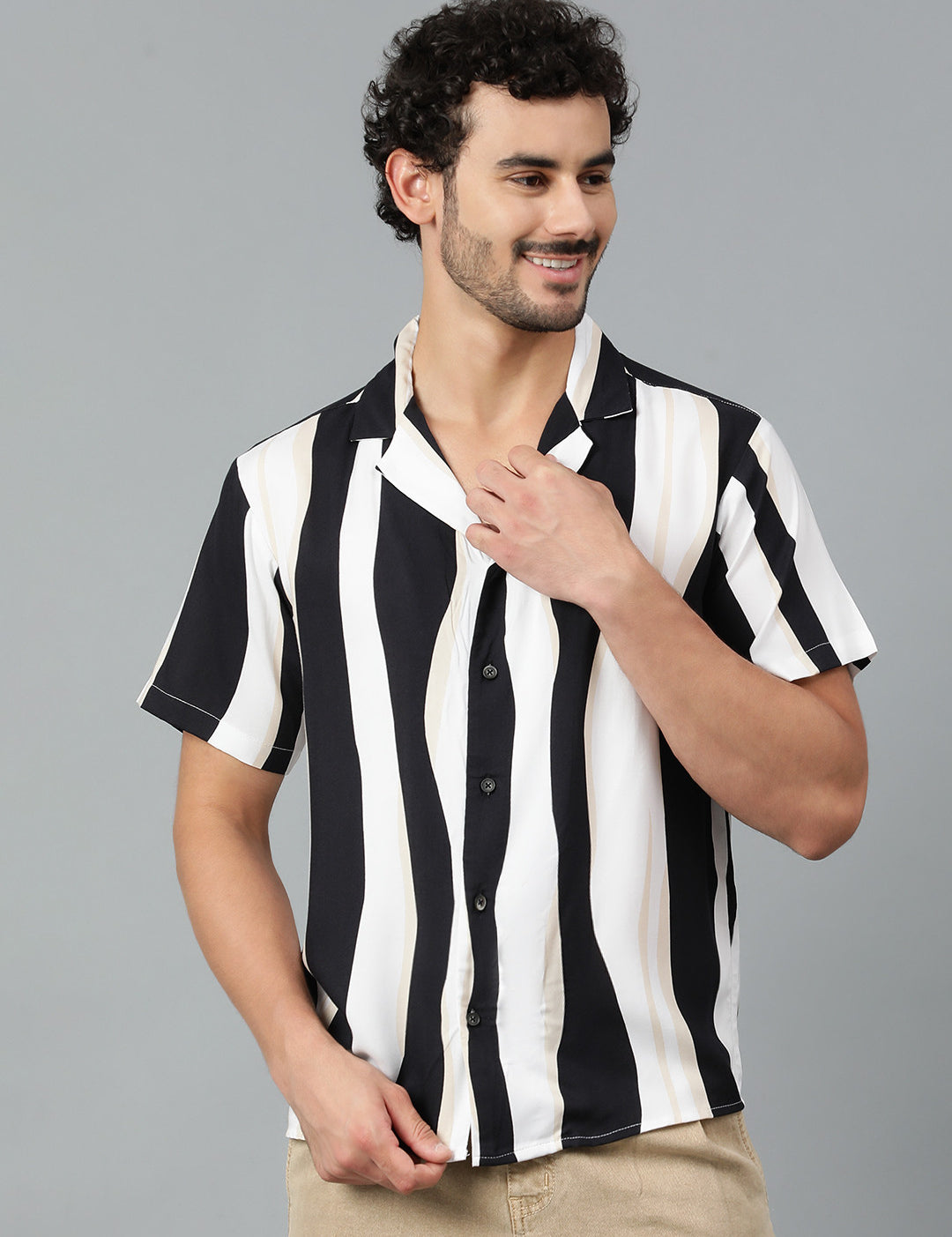 KOTTY Men Printed Casual Multicolor Shirt 