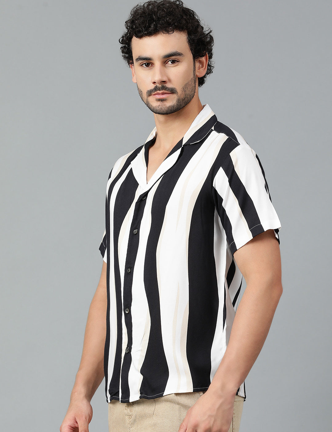 KOTTY Men Printed Casual Multicolor Shirt 