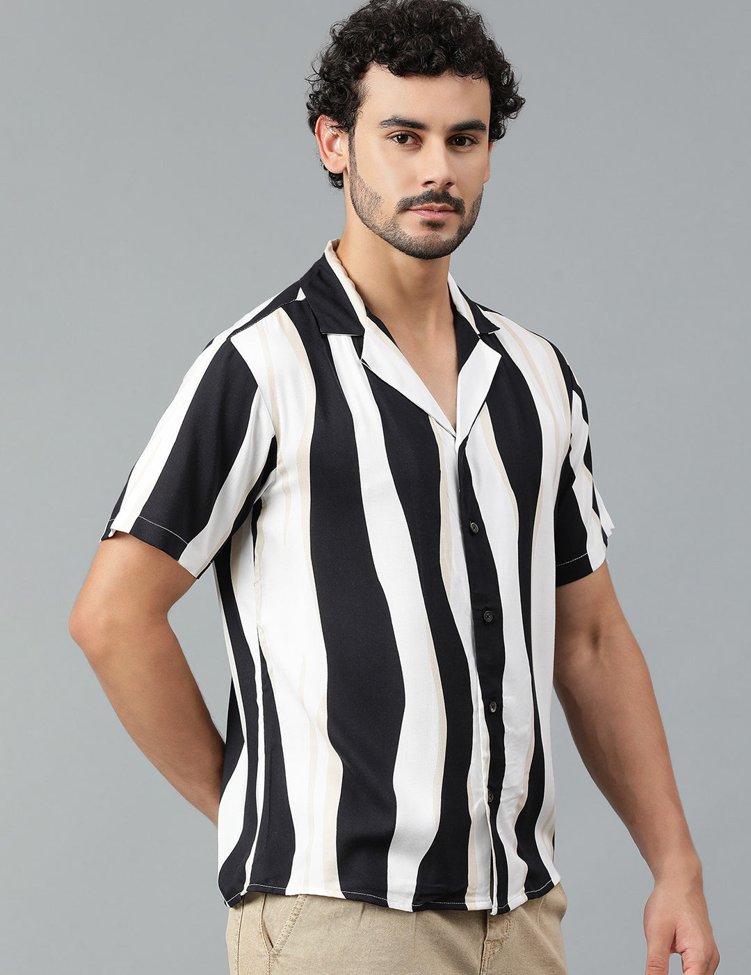 KOTTY Men Printed Casual Multicolor Shirt 