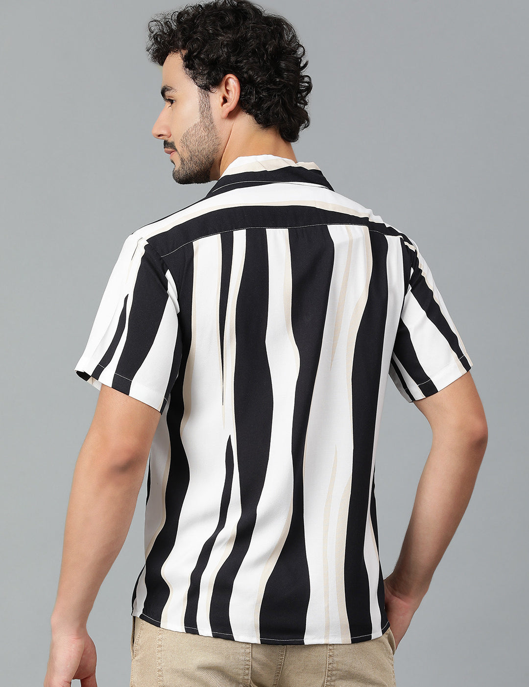 KOTTY Men Printed Casual Multicolor Shirt 