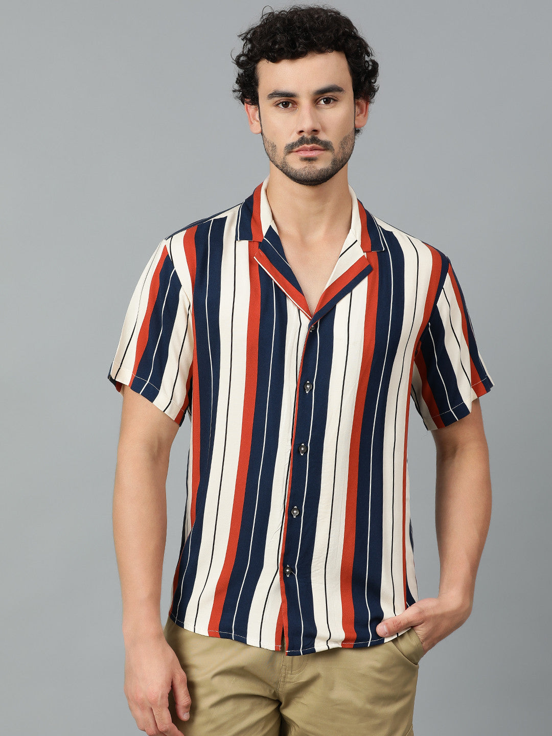 KOTTY Men Printed Casual Multicolor Shirt 