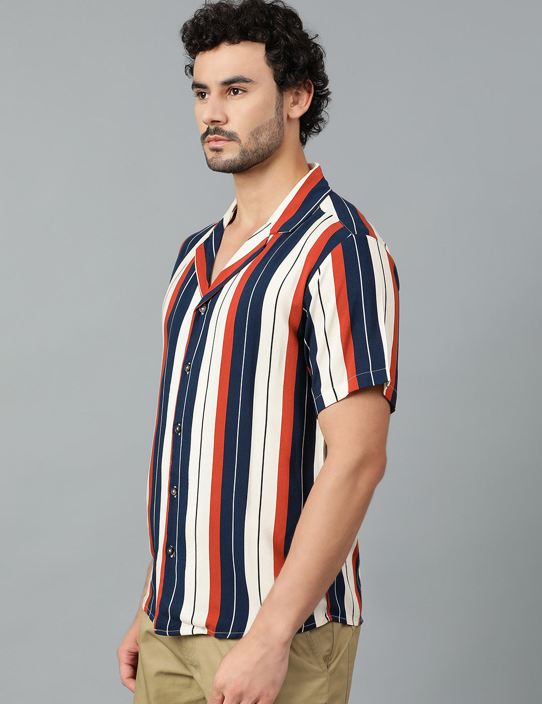 KOTTY Men Printed Casual Multicolor Shirt 