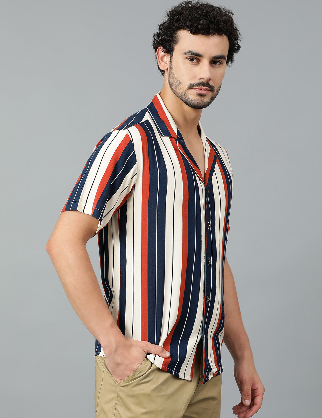 KOTTY Men Printed Casual Multicolor Shirt 