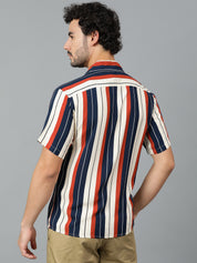 KOTTY Men Printed Casual Multicolor Shirt 