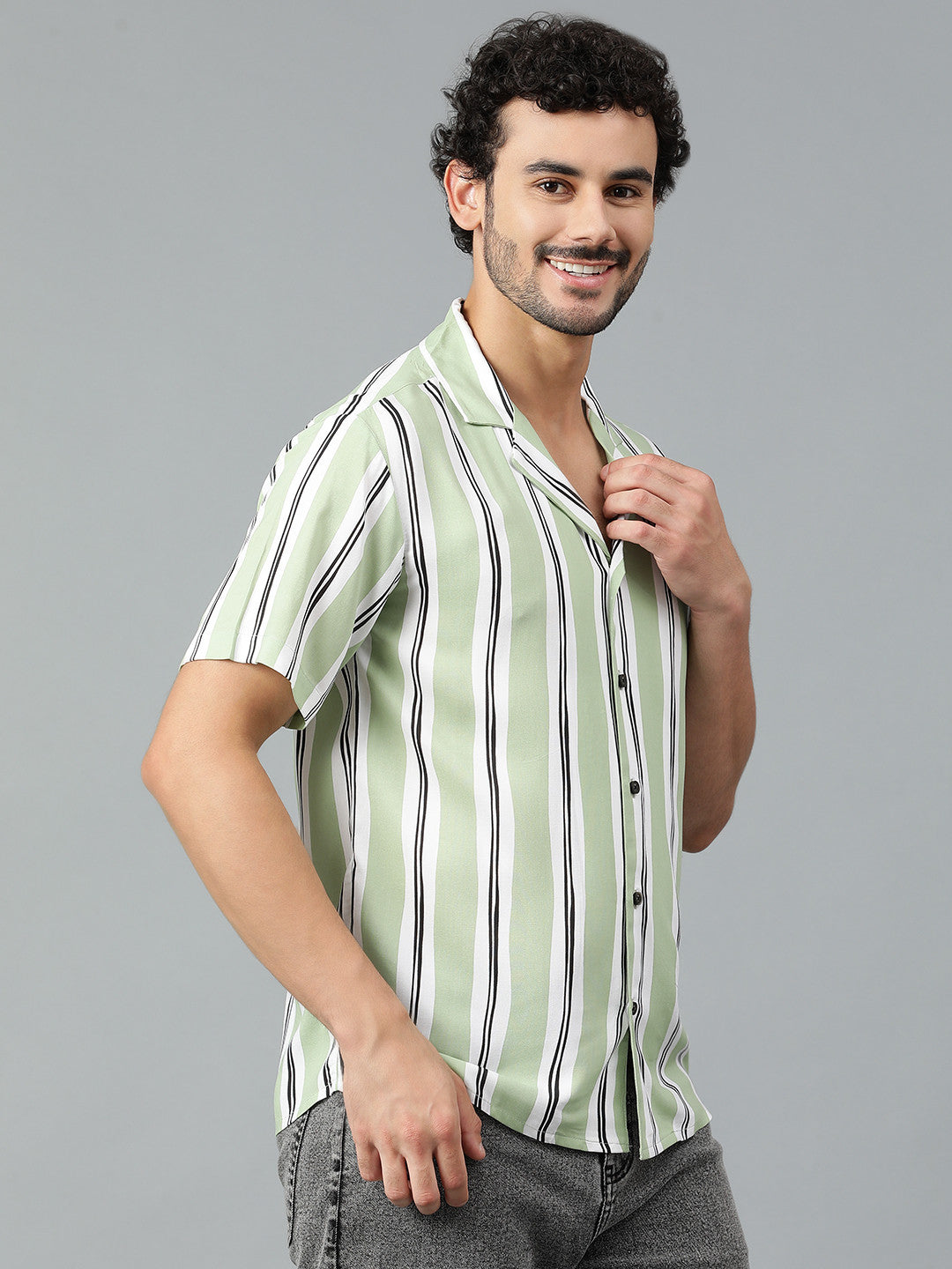 KOTTY Men Printed Casual Multicolor Shirt 