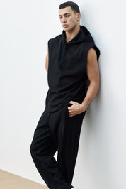 Minimalist Black Athleisure Look
