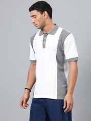 KOTTY Colorblock Men Polo Neck Multicolor T-Shirt
