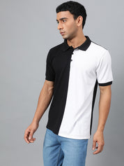 KOTTY Colorblock Men Polo Neck Multicolor T-Shirt
