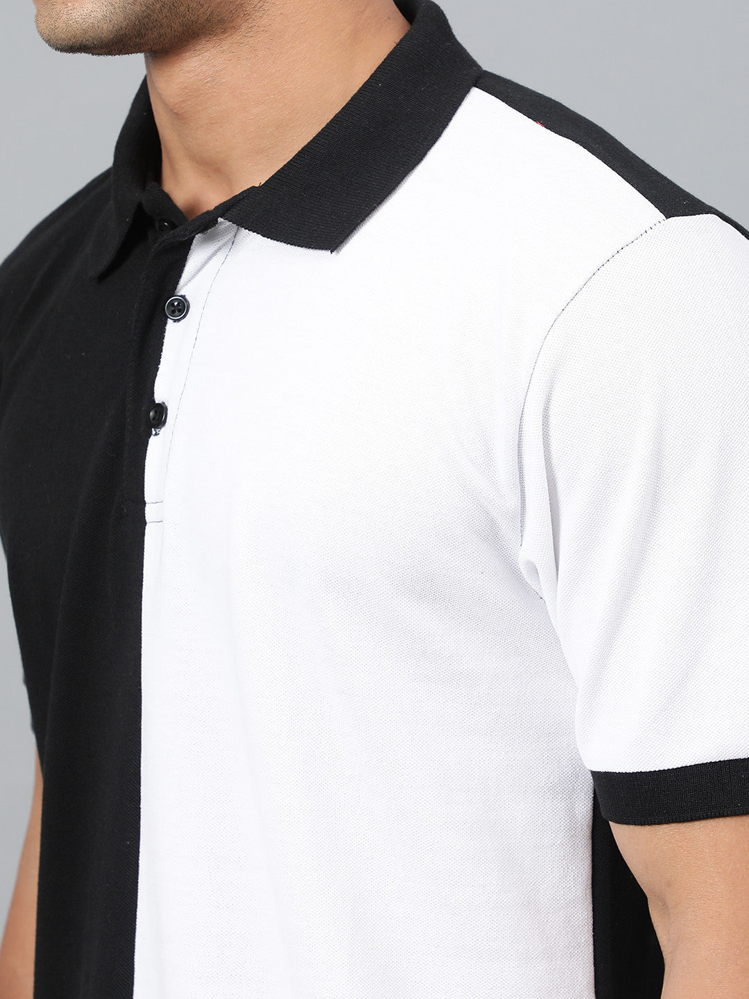 KOTTY Colorblock Men Polo Neck Multicolor T-Shirt