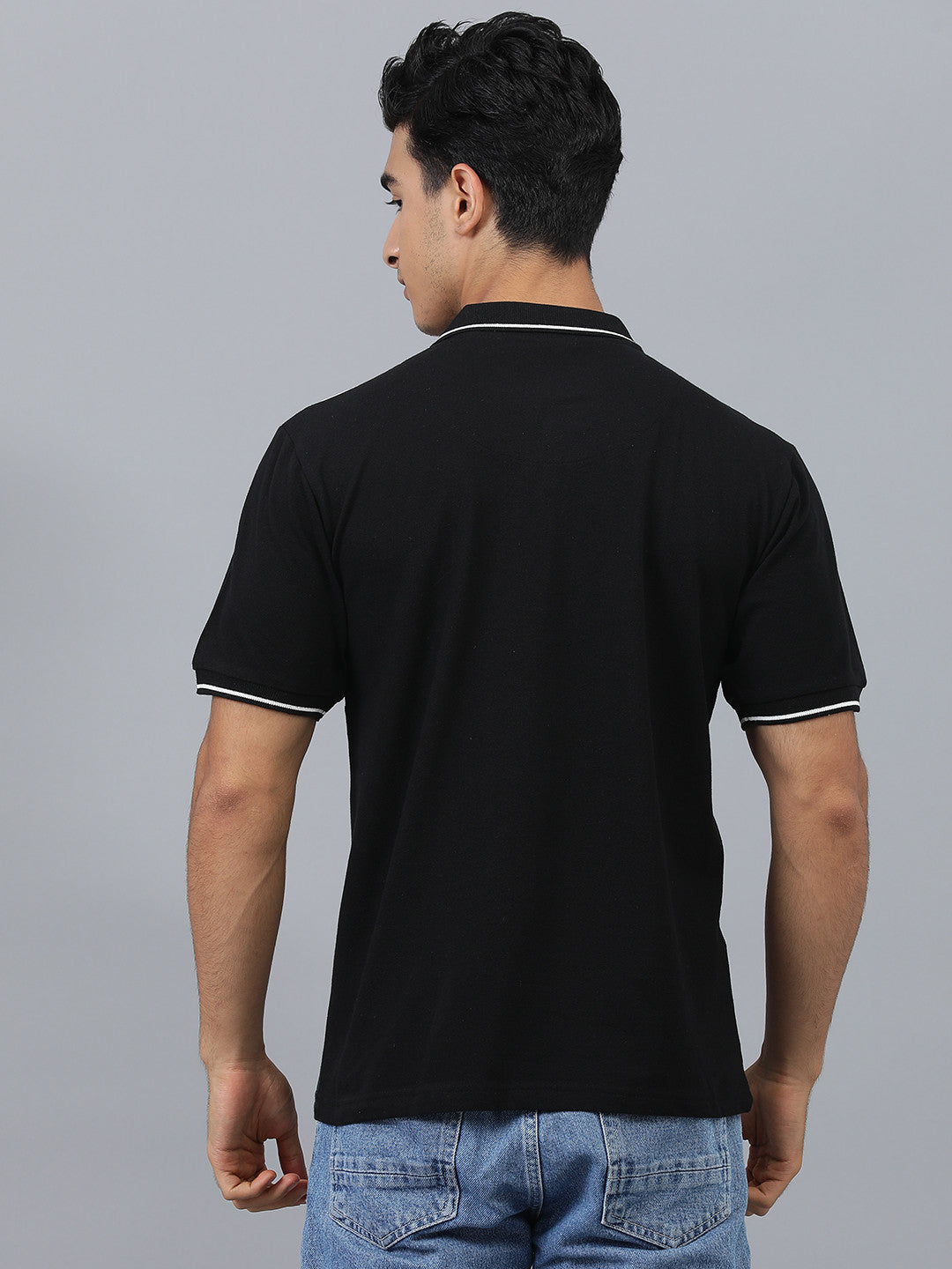 KOTTY Colorblock Men Polo Neck Multicolor T-Shirt