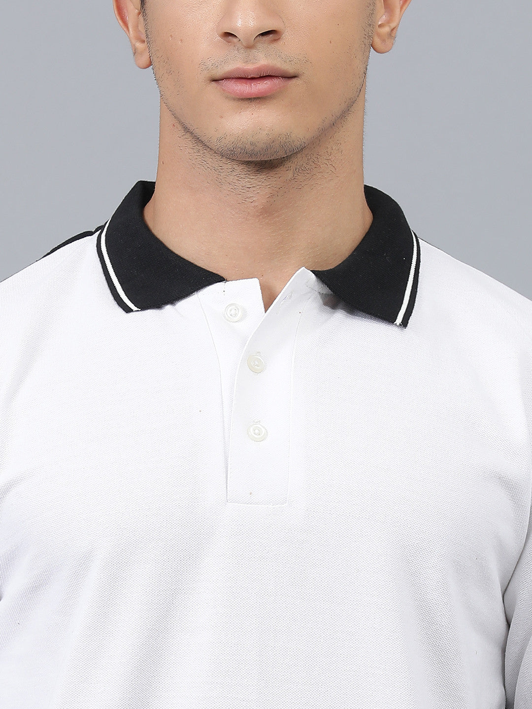 KOTTY Colorblock Men Polo Neck Multicolor T-Shirt