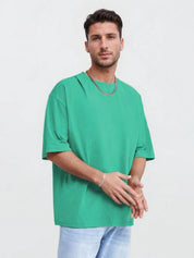 KOTTY Printed Men Round Neck Green T-Shirt