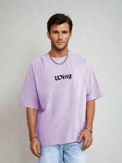 KOTTY Printed Men Round Neck Purple T-Shirt