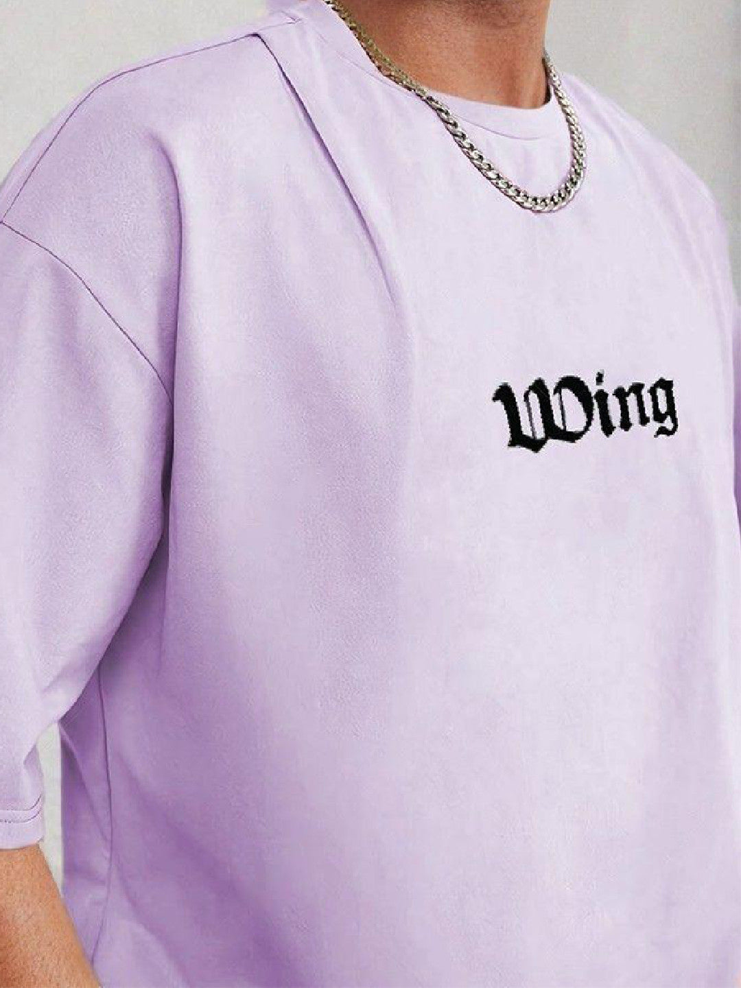 KOTTY Printed Men Round Neck Purple T-Shirt